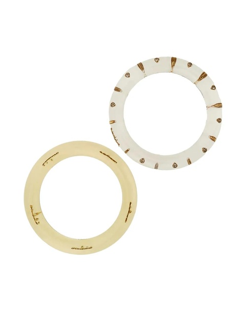 Chloé The Chloé Plage bangle bracelets (set of two) - White - zdjęcie produktu nr 2