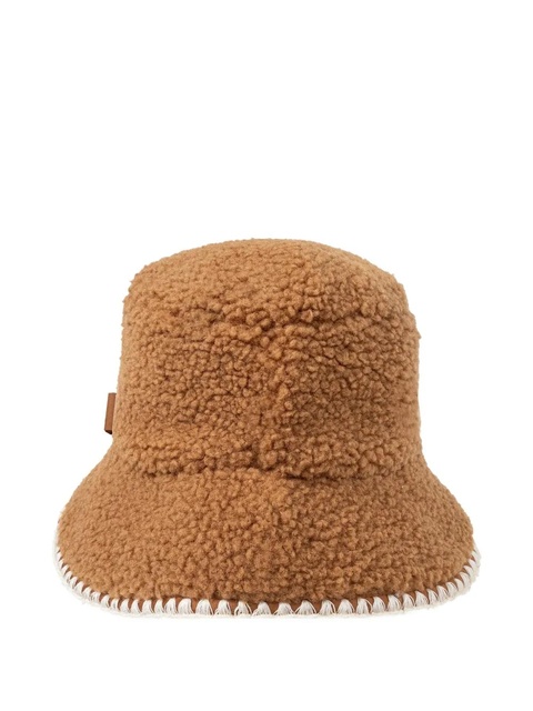UGG plush-fleece bucket hat - Brown - zdjęcie produktu nr 1