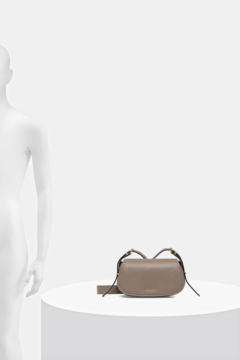 MICHAEL Michael Kors torebka skórzana kolor beżowy 32S5GL0C1L - zdjęcie produktu nr 2