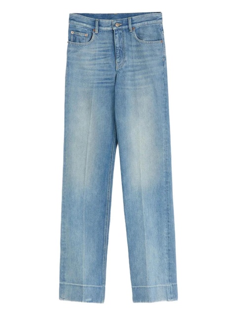 Valentino Garavani logo-patch jeans - Blue - zdjęcie produktu nr 1