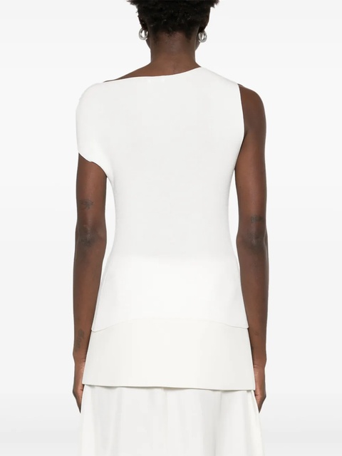 St. Agni asymmetric-neck top - White - zdjęcie produktu nr 2
