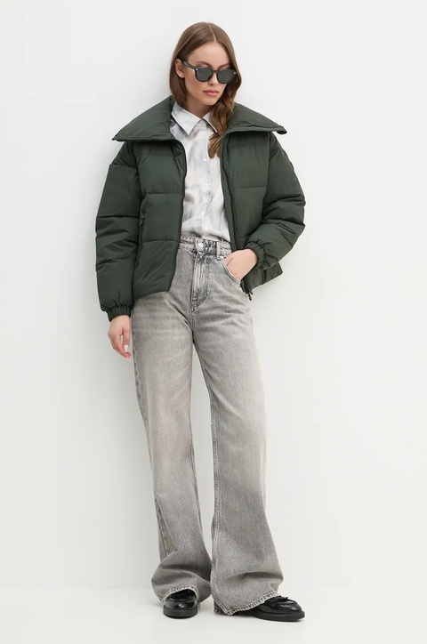 Save The Duck kurtka HINA damska kolor zielony zimowa oversize D31318W.COFY19 - zdjęcie produktu nr 2