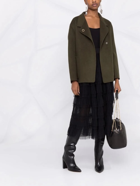Maje layered tulle midi skirt - Black - zdjęcie produktu nr 2