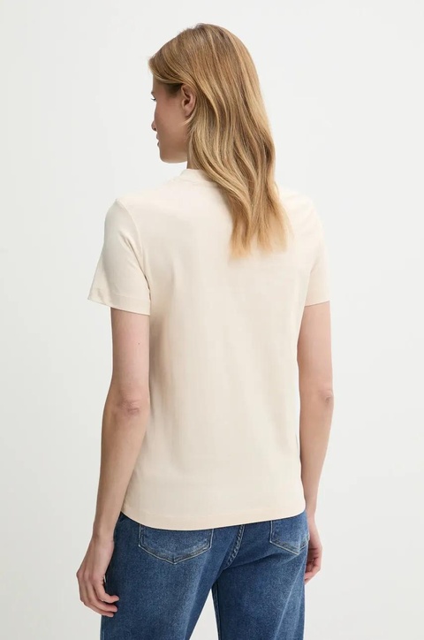 Calvin Klein Jeans t-shirt bawełniany damski kolor beżowy J20J225256 - zdjęcie produktu nr 2