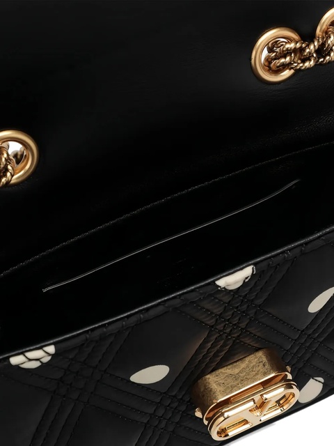 Valentino Garavani Quiltie 67 polka-dot cross body bag - Black - zdjęcie produktu nr 2