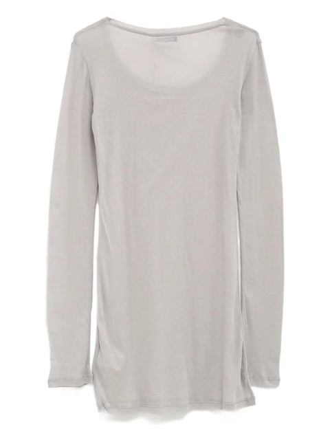 Gimaguas Bahmon scoop-neck long-sleeve mini dress - Grey - zdjęcie produktu nr 2