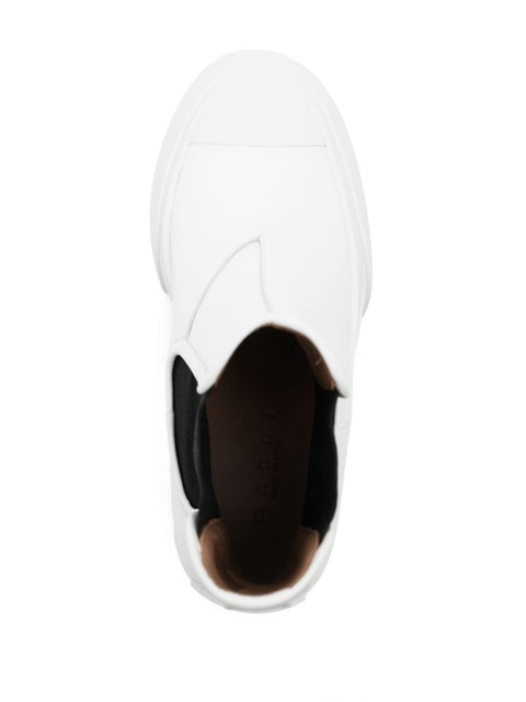 Marni 70mm leather Chelsea boots - White - zdjęcie produktu nr 2