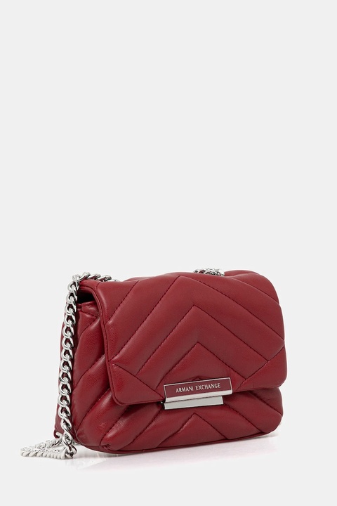 Armani Exchange torebka kolor czerwony 948587 4R742 - zdjęcie produktu nr 2