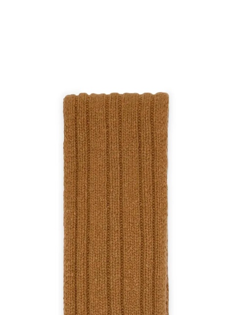 The Row Amos ribbed wool scarf - Brown - zdjęcie produktu nr 2