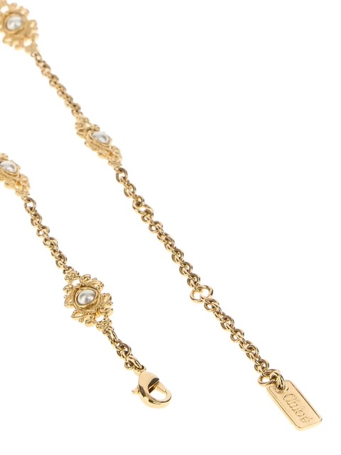 Chloé crystal-embellished chain necklace - Gold - zdjęcie produktu nr 2