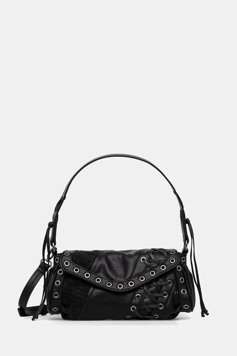 Desigual torebka TANGO BLACK PATCH ZAR kolor czarny 25WAXP36 - zdjęcie produktu nr 1