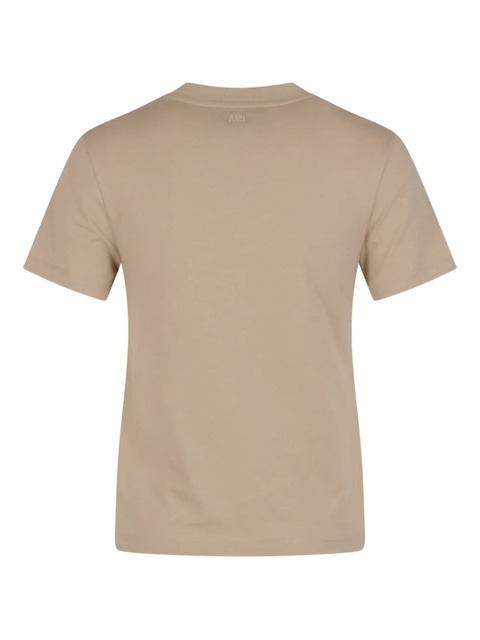 AMIRI embroidered heart cotton T-shirt - Neutrals - zdjęcie produktu nr 2