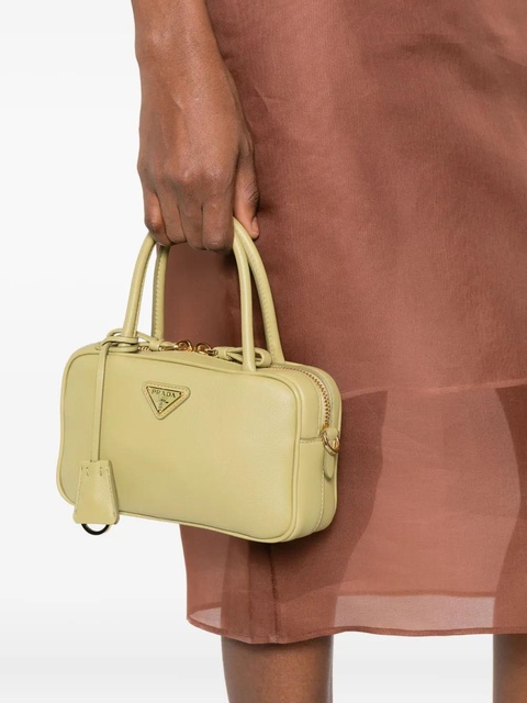 Prada triangle-logo satchel bag - Green - zdjęcie produktu nr 1