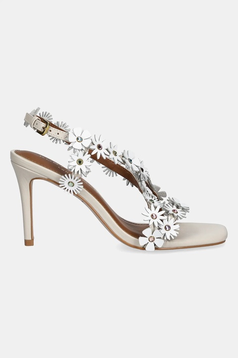 Kurt Geiger London sandały skórzane Flower Sandal kolor biały 4353244109 - zdjęcie produktu nr 2