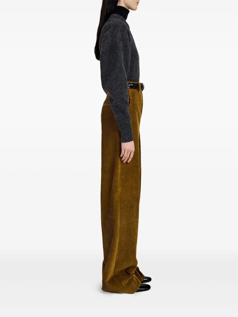 Proenza Schouler corduroy straight trousers - Brown - zdjęcie produktu nr 2