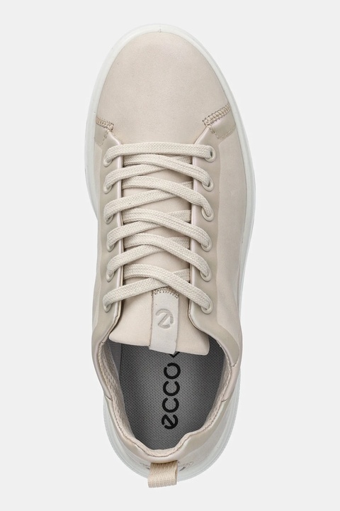 Ecco sneakersy nubukowe Street damskie kolor beżowy 209753-59113 - zdjęcie produktu nr 2