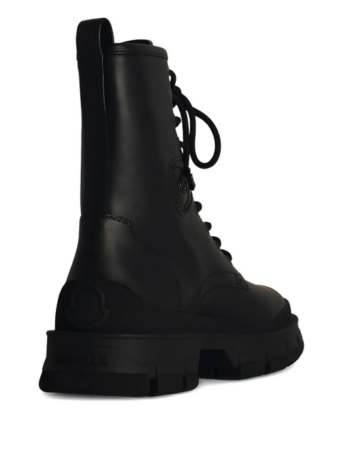 Moncler 30mm Hevea lace-up platform boots - Black - zdjęcie produktu nr 2