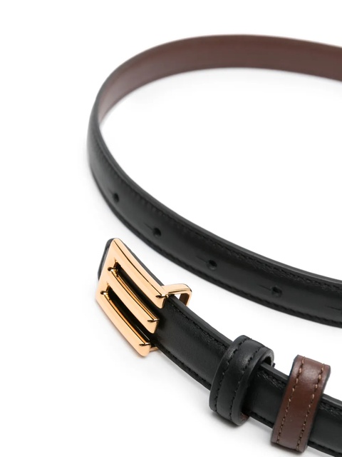 ETRO logo-buckle leather belt - Black - zdjęcie produktu nr 2