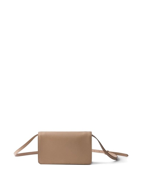 Prada Embleme flap mini bag - Brown - zdjęcie produktu nr 2