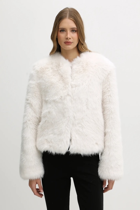 Blugirl Blumarine kurtka kolor beżowy przejściowa RF5212.E1088 - zdjęcie produktu nr 1