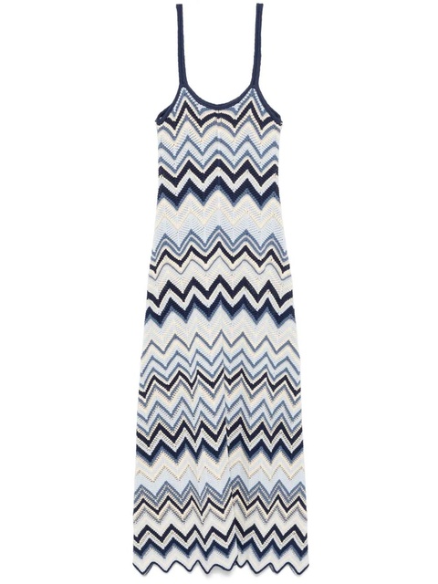 Maje knitted midi dress - Blue - zdjęcie produktu nr 1