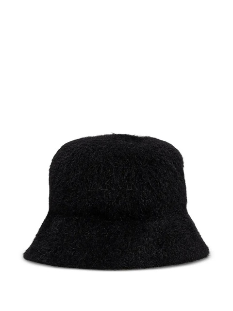 Lanvin textured bucket hat - Black - zdjęcie produktu nr 1