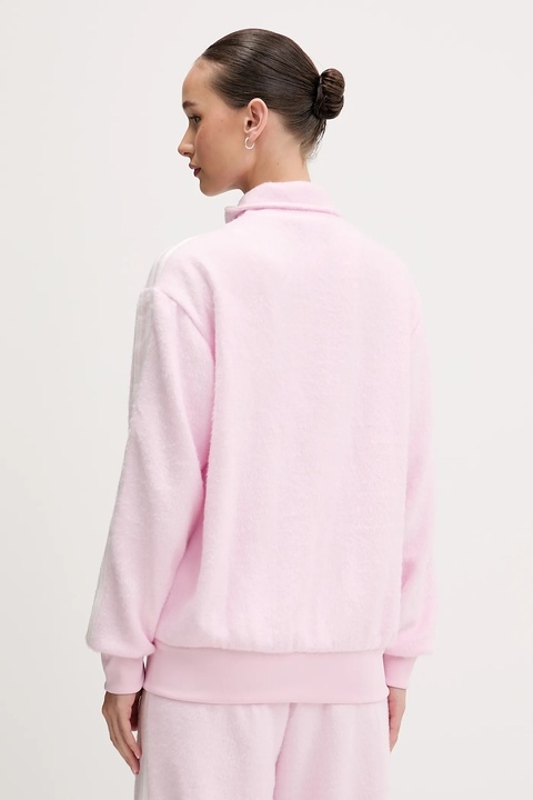 adidas Originals bluza Mohair damska kolor różowy z aplikacją KS7778 - zdjęcie produktu nr 2
