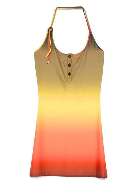 The Attico halterneck mini dress - Green - zdjęcie produktu nr 1