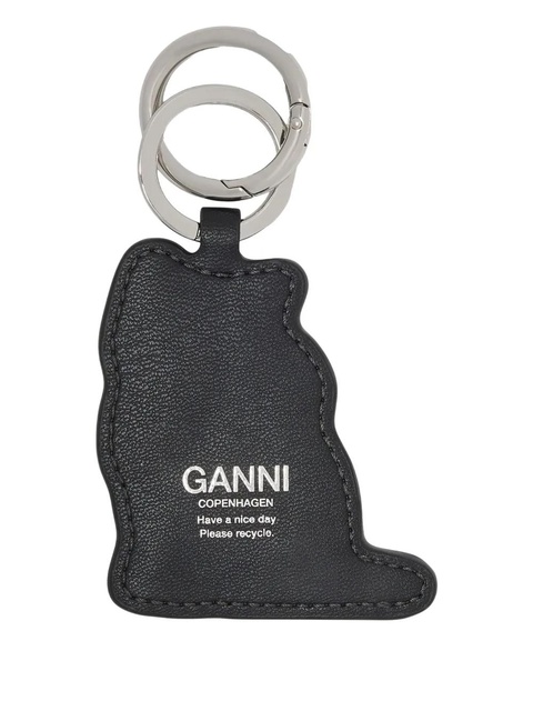 GANNI Kitty keyring - Black - zdjęcie produktu nr 2