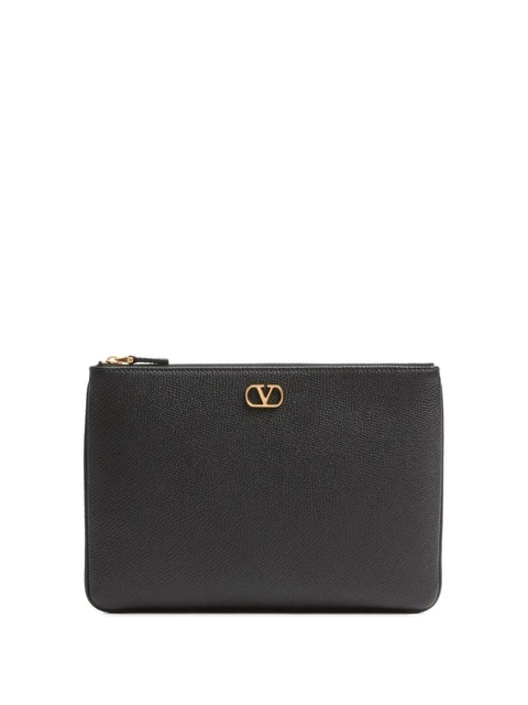 Valentino Garavani VLogo Signature clutch bag - Black - zdjęcie produktu nr 1