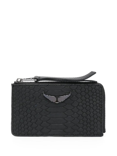 Zadig&Voltaire logo-plaque leather purse - Black - zdjęcie produktu nr 1