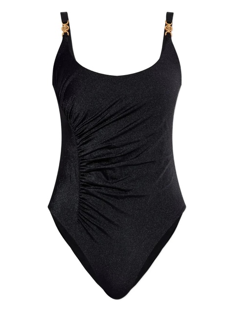 Versace ruched-detail swimsuit - Black - zdjęcie produktu nr 1