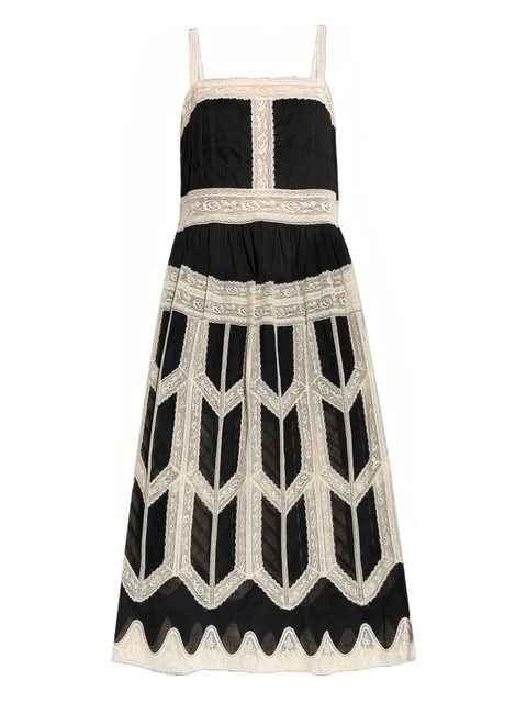 ZIMMERMANN lace-insert dress - Black - zdjęcie produktu nr 1