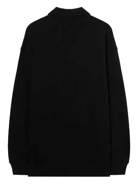 Off-White polo-collar jersey mini dress - Black - zdjęcie produktu nr 2