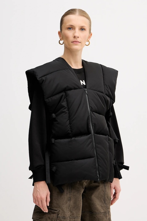 Kenzo bezrękawnik Sleeveless Puffer Jacket damski kolor czarny zimowy FE62OU1269CE.99 - zdjęcie produktu nr 1