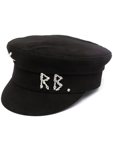 Ruslan Baginskiy logo-print baker boy cap - Black - zdjęcie produktu nr 2