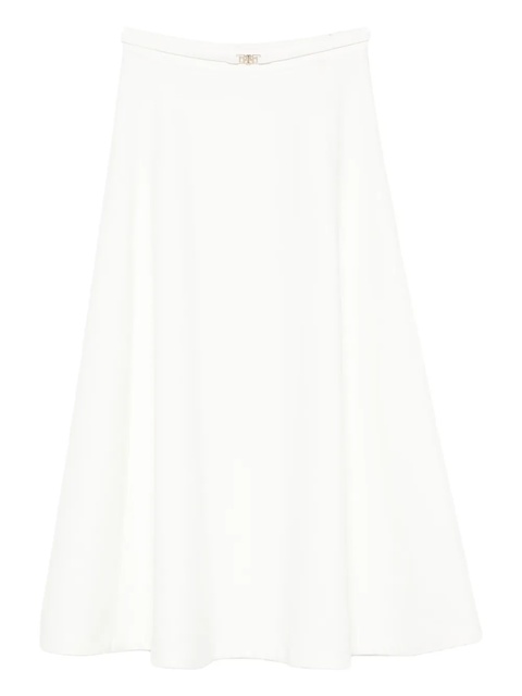 Maje logo-plaque A-line skirt - White - zdjęcie produktu nr 1