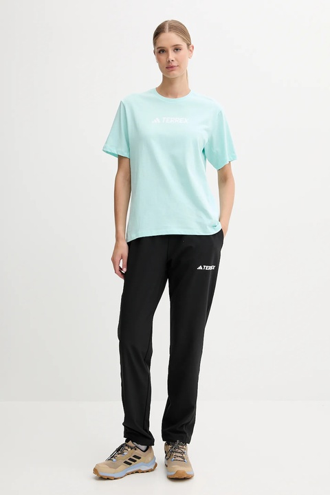 adidas TERREX t-shirt sportowy damski kolor turkusowy JM2816 - zdjęcie produktu nr 2