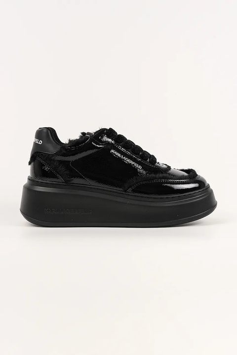 Karl Lagerfeld sneakersy skórzane ANAKAPRI U damskie kolor czarny KL63509 - zdjęcie produktu nr 1