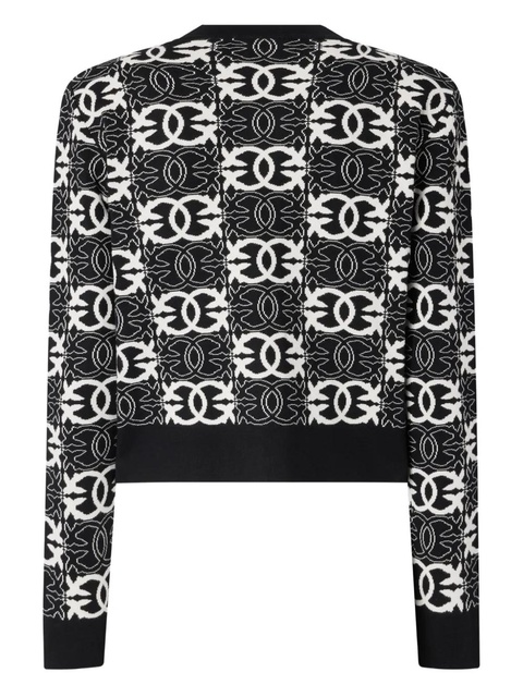 PINKO pattern cardigan - Black - zdjęcie produktu nr 2