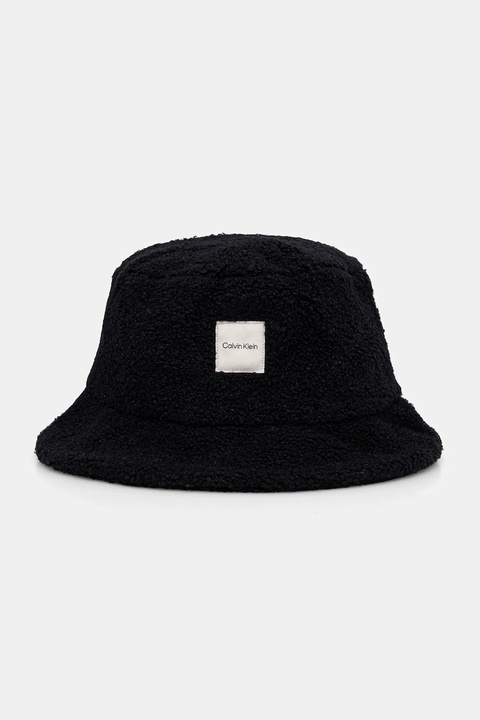 Calvin Klein kapelusz kolor czarny LV04F5055G - zdjęcie produktu nr 1
