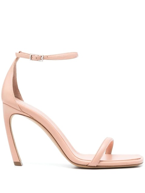 Lanvin swing leather sandals - Pink - zdjęcie produktu nr 1