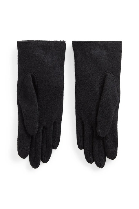 Lauren Ralph Lauren rękawiczki wełniane damskie kolor czarny 454833075 - zdjęcie produktu nr 2