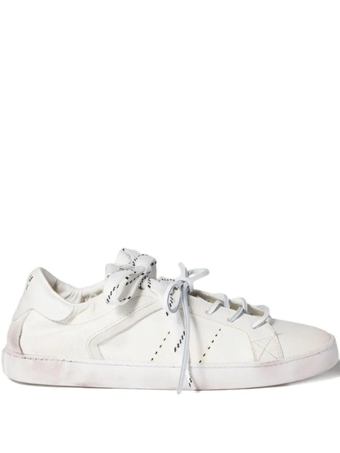 Miu Miu Deco leather sneakers - White - zdjęcie produktu nr 1