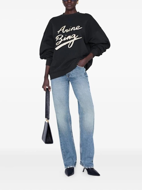 ANINE BING Miles sweatshirt - Black - zdjęcie produktu nr 2