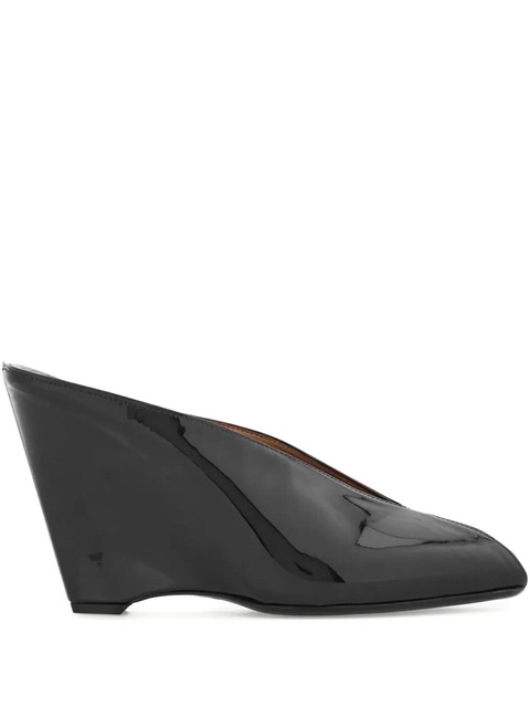 Ferragamo peep-toe wedge pumps - Black - zdjęcie produktu nr 1