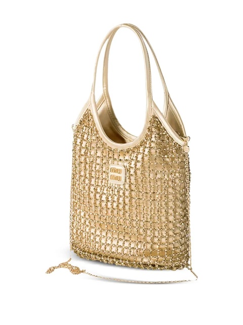 Miu Miu Ivy tote bag - Gold - zdjęcie produktu nr 2