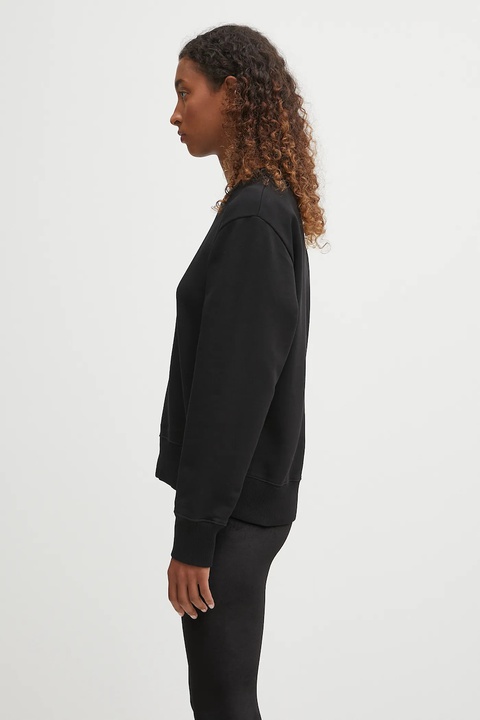 MM6 Maison Margiela bluza bawełniana damska kolor czarny gładka S52GU0247.M25025.900 - zdjęcie produktu nr 2