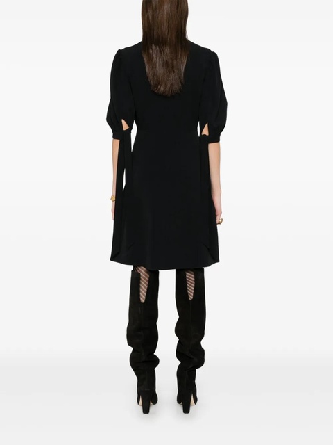 Chloé crepe A-line dress - Black - zdjęcie produktu nr 2