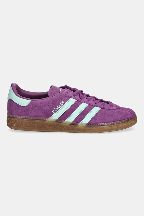 adidas Originals sneakersy zamszowe Muenchen damskie kolor fioletowy JS3995 - zdjęcie produktu nr 1